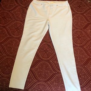 Michael Kors light blue stretch pants